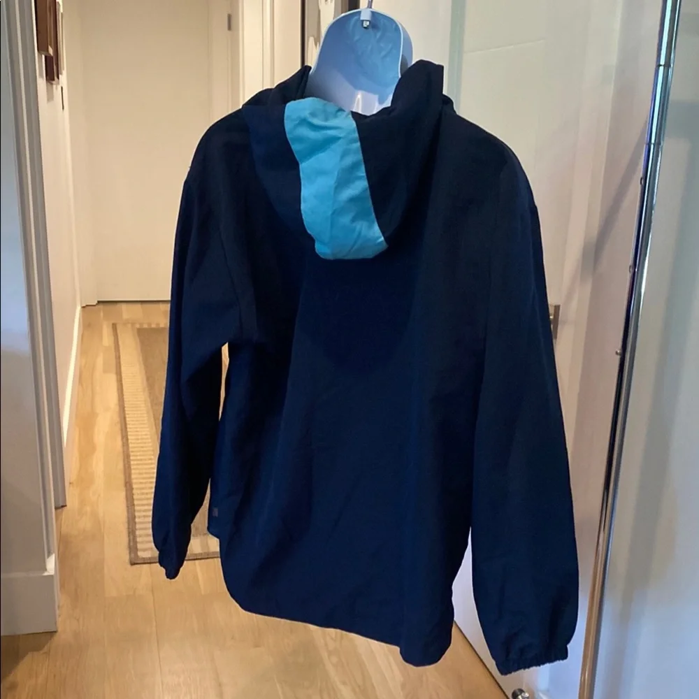 Black and Blue Windbreaker - Picture 3 of 5